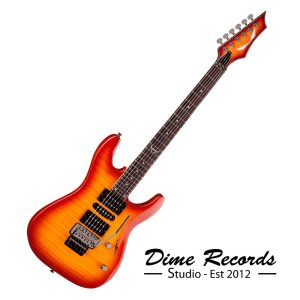 GUITARRA DEAN CUSTOM 380 FLOYD TRANS AMBERBURST