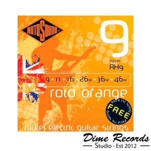 Encordoamento Rotosound Rh9 Roto Orange Encordoamento Para Guitarra Híbrida 09-Made in England