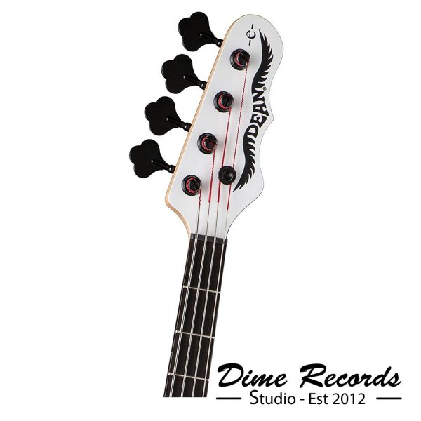 Baixo Dean Eric Bass Hillsboro Signature Classic White 4 Cordas Branco - Imagem 3